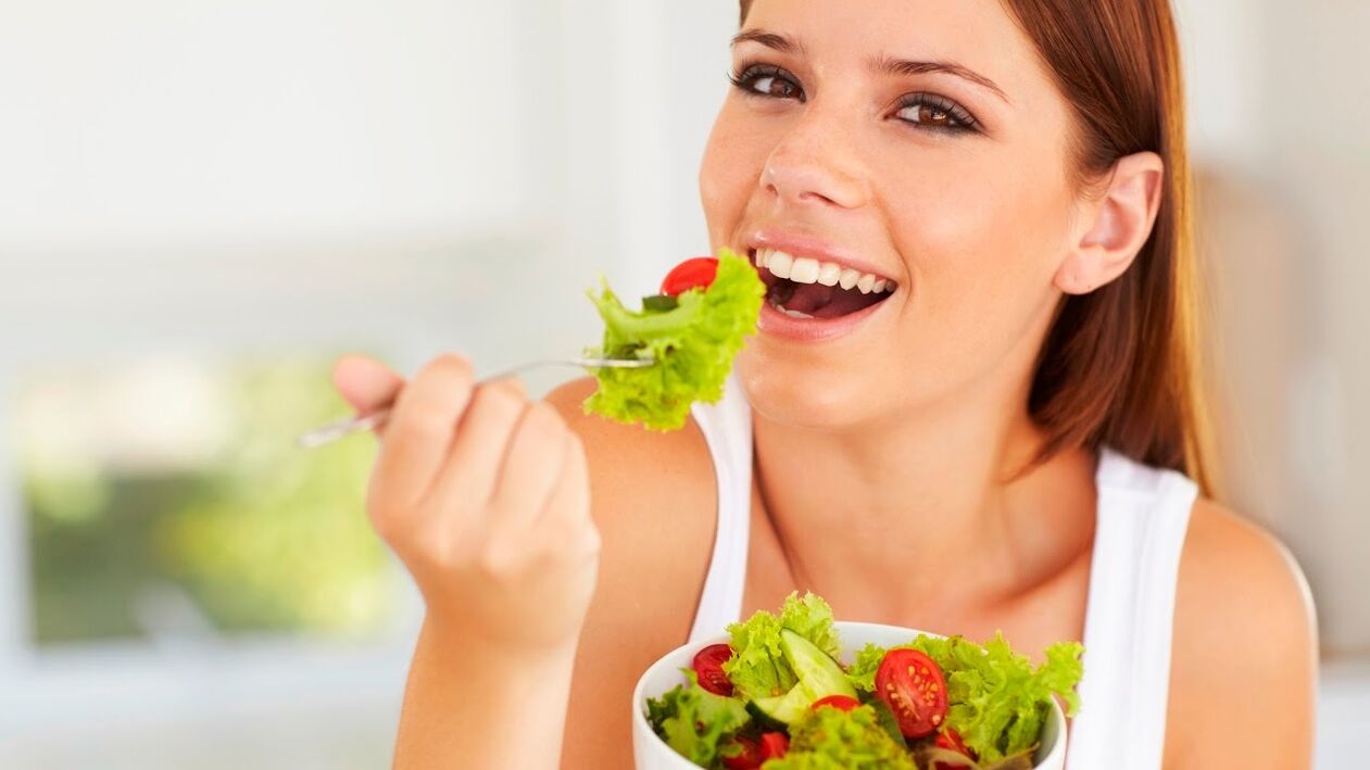 rohelise salati söömine laisal dieedil